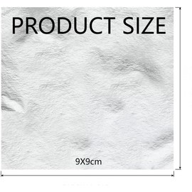 100 PCS Silver Leaf Sheets - Imitation Silver Foil 9x9cm for Art Craft Decoration, Gilding, Home Decor, Beauty, Makeup, Nail Art, DIY Creative Projects (9 x 9 cm)