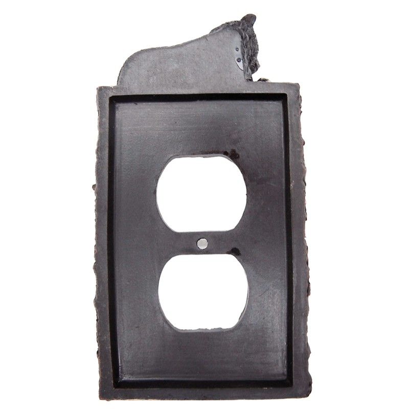 Black Bear Laying on a Tree Wall Plates, Duplex Outlet