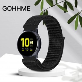 GOHHME Watch Band, 0.6 inch (16 mm), 0.7 inch (18 mm), 0.8 inch (20 mm), 0.87 inch (22 mm), Nylon Band, Watchband 0.6 inch (16 mm), 0.7 inch (18 mm), 0.8 inch (20 mm), 0.8 inch (22 mm), Smart Watch