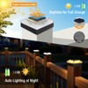vighep 4x4 Solar Post Cap Lights Outdoor 8 Pack, 3