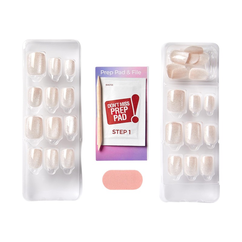 KISS imPRESS No Glue Mani Press-On Nails, Color FX, Rebel',