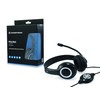 Conceptronic POLONA USB Wired Headset With Microphone - Black