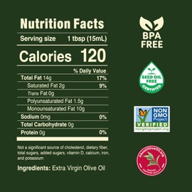 Pompeian Robust Extra Virgin Olive Oil - 101 fl oz - 3 L - First Cold Pressed Olive Oil for Cooking - Bold Taste for Pasta, Marinades, and Salad Dressings