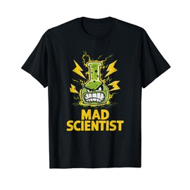 Mad Scientist Kids Youth Adult Science Teacher Chemistry T-Shirt