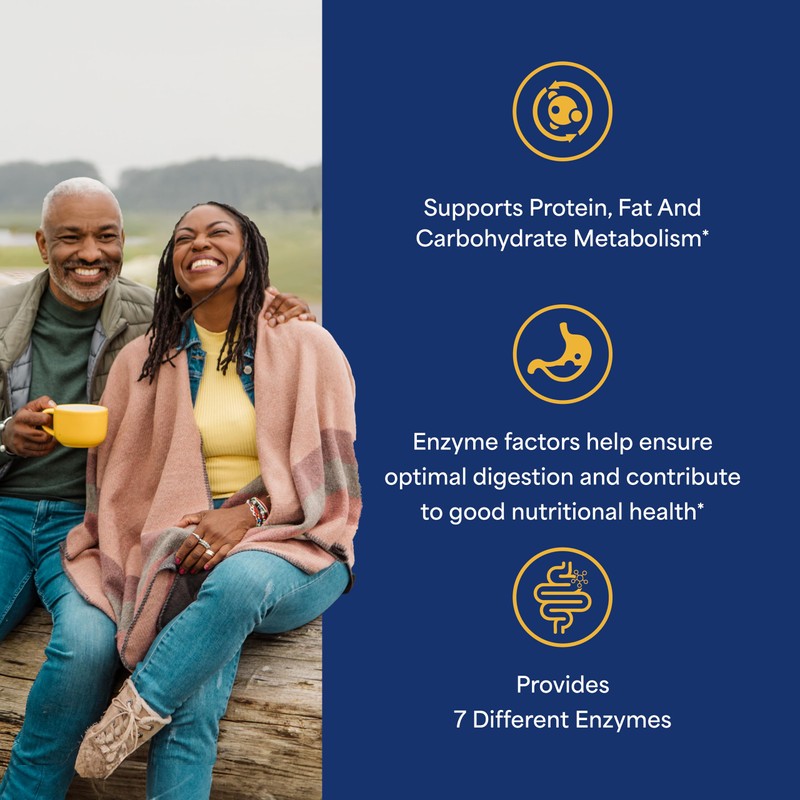 Puritan's Pride Multi-Enzyme Formula, Digestive Aid for Proteins, Fats, and