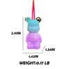SIMBAE Cute Accessories, Bear Acrylic Metal Cool Keychains Lighter, Pink