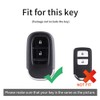 ontto 2 buttons PC Car Key fob Cover compatible with