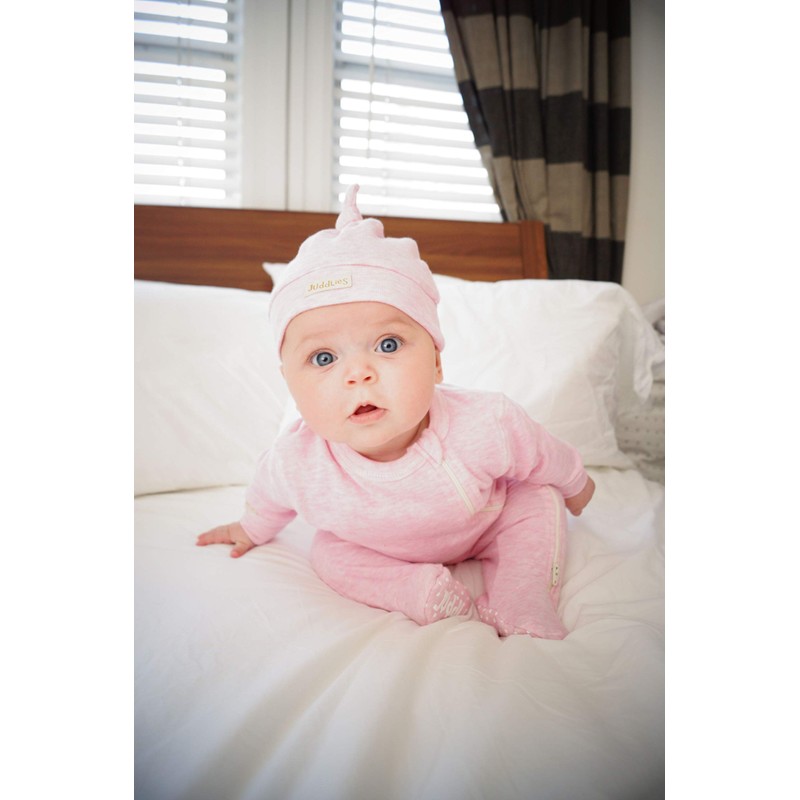 Juddlies - Newborn Hat - Pink Fleck - Baby Infant