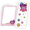 6 Notepads + 6 Bookmarks Party Bag Owl Guest Gift