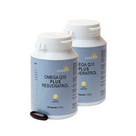 Wellpursan Omega Q10 Plus - 180 Capsules Premium Omega-3 Fatty Acid Capsules with 2100 mg Fish Oil per Daily Dose (of which 378 mg EPA & 252 mg DHA), additionally enriched with vitamins