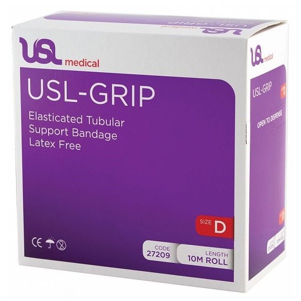 USL Medical USL-Grip Tubular Bandage Size D - 10m x 7.5cm
