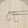 Create idea 40PCS Fishing Hooks with Barbed Hooks Length 200mm