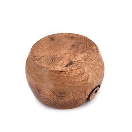 NIRMAN Wooden Yarn Bowl Portable Knitting Yarn Bowl Christmas Gifts for Women Knitting Crochet Knit Picker Yarn Bowl (7" x 7" x 4'')