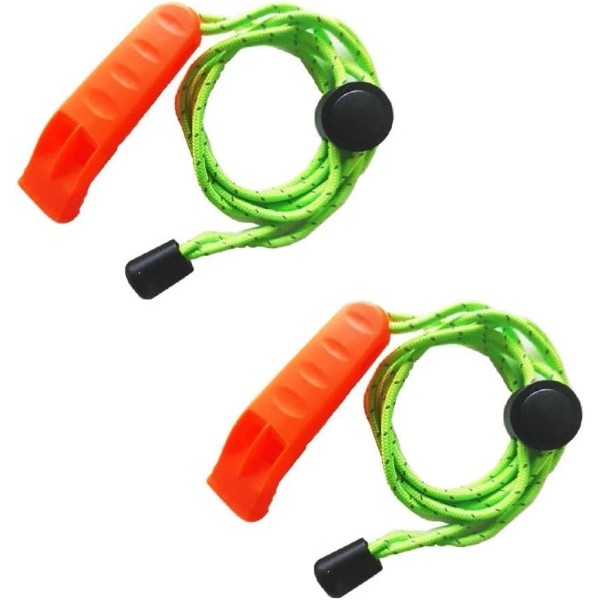 NoBrand Whistle with Lanyard Safety Whistle Camping Hike Rescue Signal