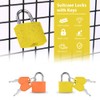 10 Pack Suitcase Lock with Key Small Padlock Luggage Lock