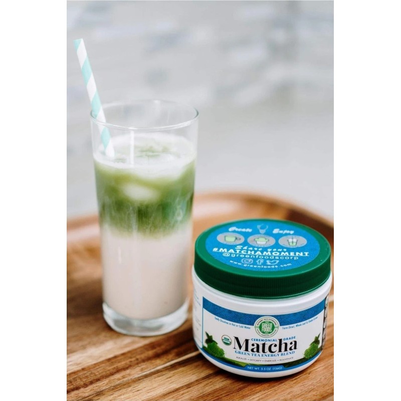 Green Foods Organic Ceremonial Grade Matcha Green Tea fJapan 5.5oz