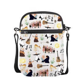 AKTAP Sound Music Movie Merch Gifts How Do You Salve a Problem Like Maria Crossbody Purse Bag Musical Theatre Shoulder Bag (CB, How Do You Solve Mini CB-HT)