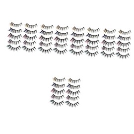 Baluue Sets Eyelash Makeup Lash Strip d Curly Fake Lashes Eyes Enhancement for Occasions Pairs