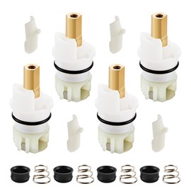 RP25513 Faucet Stem replacement for Delta two handle faucet repair kit with RP24096 Cartridge RP4993 Seat and Spring RP24097 Turn stop1/4, 4pack