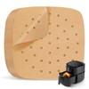 Air Fryer Liners, 8.5 Inch Square, 150 Pcs Perforated Parchment