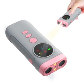 SWDTLAB Dog Bark Deterrent Devices, Ultrasonic Bark Deterrents Rechargeable Anti-Barking Device with LED Display Screen Long Range in 50FT for Dog Training Bark Collar Alternative