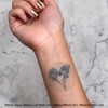 4 x 'Sprig of Forget Me Nots' Temporary Tattoos -