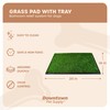 Downtown Pet Supply Dog Grass Pad with Tray, 16 x