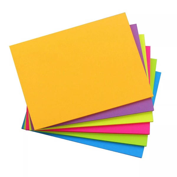 SIMONA Sticky Notes 8x6, 6 Color Bright Colorful Sticky Pad,