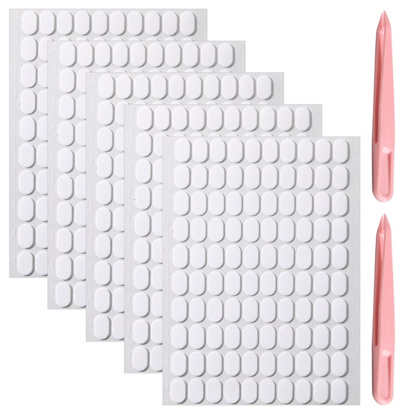 TXMLXY 1000 Pcs Glue Dots Double Sided Removable for Nail