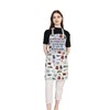MYSOMY Scottish Apron for Women Scotland Kitchen Apron with Pockets