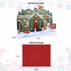 WUJUN Musical Christmas Card, 3D Christmas Pop Up Cards with