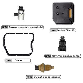 GXARTS A500 A618 A518 46RE 47RE 48RE Transmission Governor Pressure Sensor Solenoid Transducer with Filter Gasket Fit for Dakota Durango Dodge Ram 1500 2500 3500 2000-2006 fit for Jeep Grand Cherokee