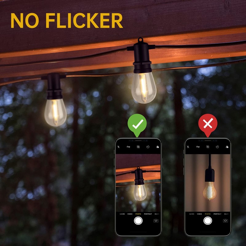 DGE S14 Replacement LED Bulb 4 Pack Replacement String Light