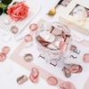 Whaline 300Pcs Silk Rose Petals with Box Taupe Light Bronze