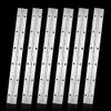 FVSEC 6 Pack 12 Inch Piano Hinge, Heavy Duty Continuous Hinge with Holes for Cabinets Boat Marine Door, 304 Stainless Steel 0.04" Leaf Thickness 1.2'' Open Width …