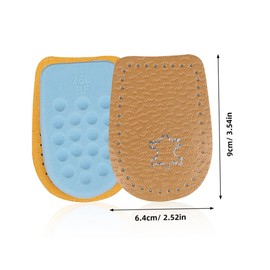 FRCOLOR 1Pair Comfortable High Heel Pads for Women Breathable Gel Cushions Washable Heel Grips for Sneakers and High Heels Non Slip Design