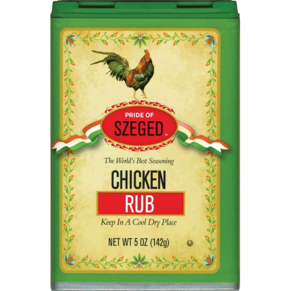 Szeged Chicken Rub in, 5-Ounce Tins (Pack of 6)