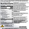 GENU Stevia Protein Coffee Mix (100 sticks, Barista) Korea's No.1