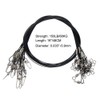 Croch Stainless Steel Wire Leader Fishing Swivels Snaps 150LB