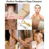 Dailyacc Magnetic Necklace Clasps and Closures - Safety 14 K
