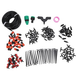 49.2ft Drip Irrigation Kit Adjustable Automatic Atomizing Watering System for Potted Plants Garden Greenhouse