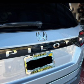 Advanced Trims CHROME PILOT Letters PLASTIC Emblem Tailgate Rear Honda Pilot 2023 2024 2025