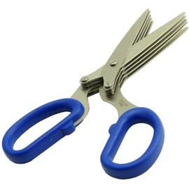 Mantraraj Shredding Scissors 5 Blade Multi Cut Multipurpose Security Paper Shredder Kitchen Tool Salad Cut