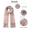 VANLINKER Pink Winter Scarf for Women Men Super Soft Luxury