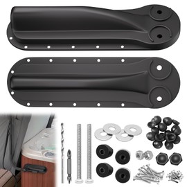 Spa Cover Lift Accessories,Hot Tub Cover Lift Original Parts,One Pair of Brackets Includes Mounting Kit,Side Mount Manual-Pivot Lifter Accessories,Lifter Replacement Two Bracket Kit