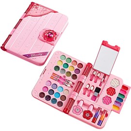 TERRYYO Juguetes de Maquillaje Lavables para Niñas, Juego de Maquillaje Real para Niña, Juguetes para Niñas , Regalos de cumpleaños, Juguetes de Pascua, Tocadores (kidsmakeup003)