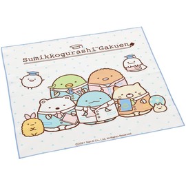 Skater KB4-A Lunch Cloth, 16.9 x 16.9 inches (43 x 43 cm), Sumikko Gurashi, School Girls, Made in Japan