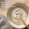 LCOLYDM 2 Pack Danish Dough Whisk,Dough Whisk, Stainless Steel Bread