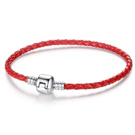 Men's Women's Bracelet, Simple, Black, Braided String Chain Bracelet, Bangle, Skin-friendly, Hypoallergenic, Stainless Steel Bracelet, Unisex, Fashion Accessory, Leather Silver