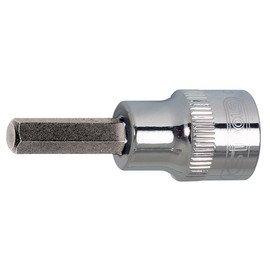 KS Tools 918.1608 1/2" CHROMEplus Bit socket hexagon, short, 8mm